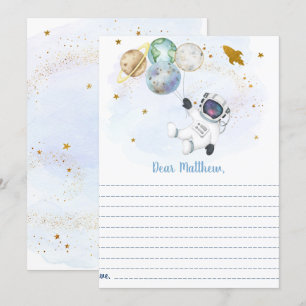 Astronaut Space Time Capsule 1st Birthday Cards