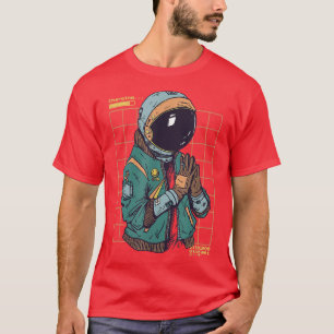 Astronaut Space Travel Retro Aesthetic Streetwear T-Shirt