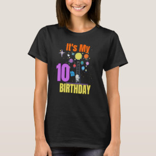 Astronaut Space Universe Galactic Birthday Boy Par T-Shirt