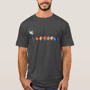Astronaut Space Universe Planets Premium T-Shirt