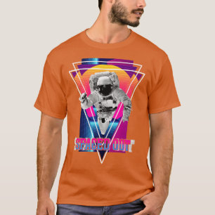 Astronaut Spaced Out Aesthetic Space Galaxy Art T-Shirt