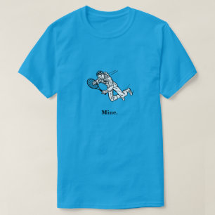 Astronaut Spaceman Tennis Player T-Shirt