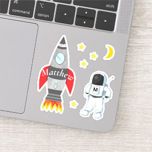 Astronaut Spaceship Rocket with your child's name