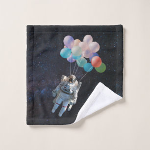 Astronaut Stars & Space Colourful Balloons Bath Towel Set