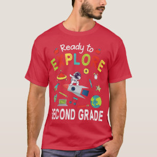 Astronaut Student Ride Rocket Ready To Explore Sec T-Shirt