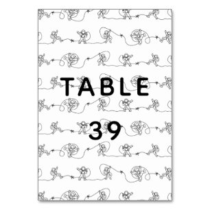 Astronaut Table Number