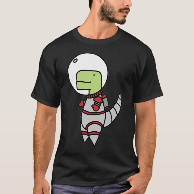 Astronaut Timmy T-Rex T-Shirt (Front)