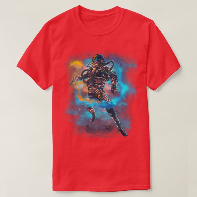 Astronaut Trapped in Space  Astronaut  T-Shirt (Design Front)