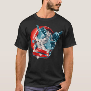 Astronaut  Traveller Thumbs Up Grunge T-Shirt