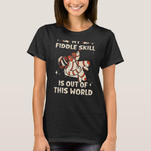 Astronaut Violin Player Violinist Violine Viola   T-Shirt