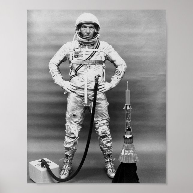 Astronaut Walter Schirra of Sigma 7 (MA-8) Poster (Front)