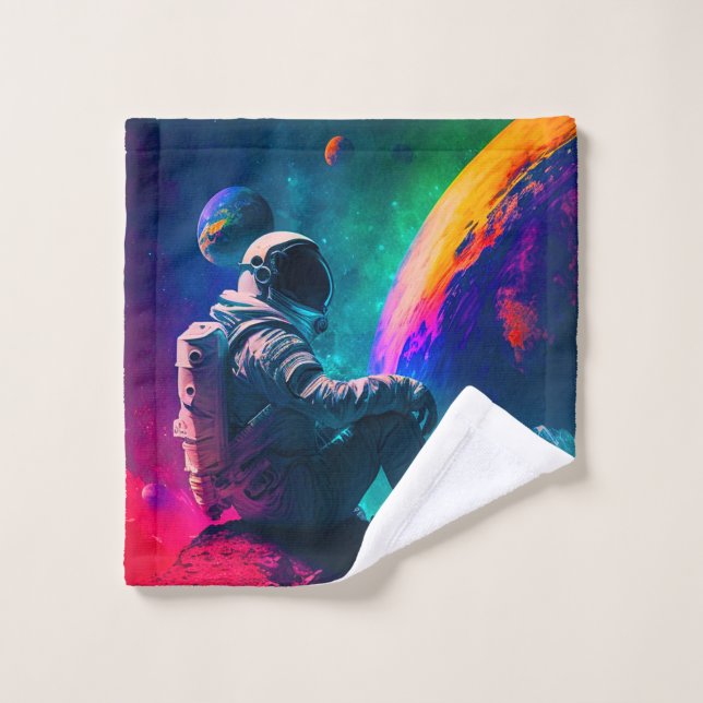 Astronaut  wash cloth (Wash Cloth)