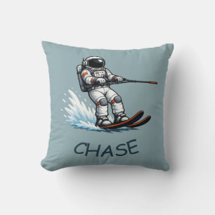 Astronaut Water Skiing Cushion