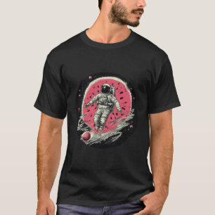 Astronaut Watermelon In Space T-Shirt