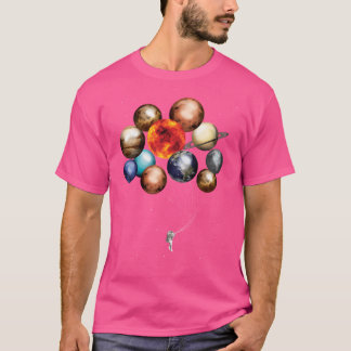 Astronaut With Balloons T-Shirt