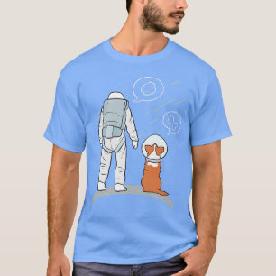 Astronaut With Dog  T-Shirt