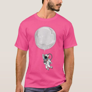 Astronaut With Moon Balloon T-Shirt