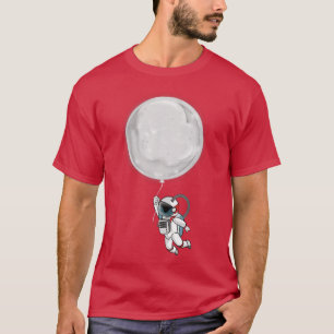 Astronaut With Moon Balloon T-Shirt