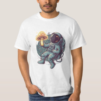 astronaut with space mushroom T-Shirt