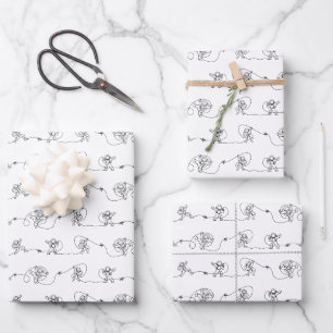 Astronaut Wrapping Paper Sheets