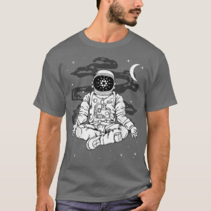 Astronaut Yoga Cardano ADA Coin To The Moon Crypto T-Shirt