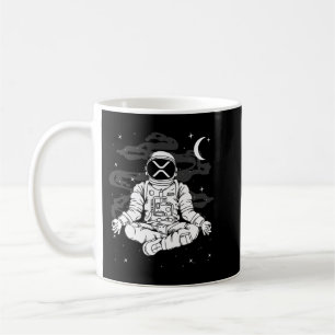 Astronaut Yoga Ripple XRP Crypto Coin HODL Coffee Mug