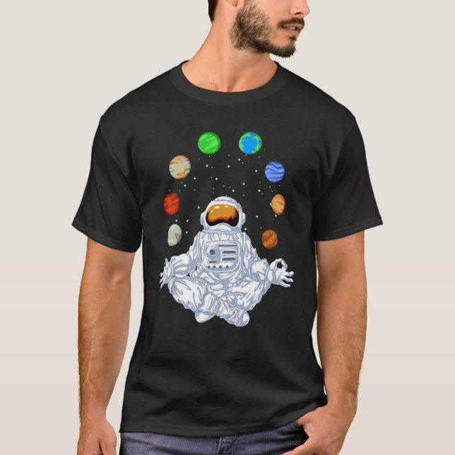 Astronaut yoga T-Shirt (Front)