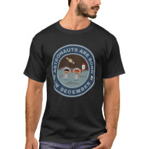 Astronauts are born in December alternate design