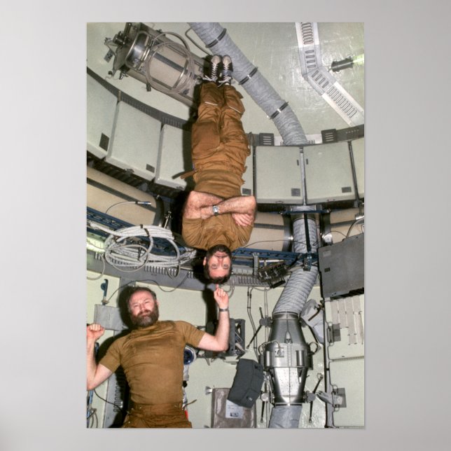 Astronauts Carr & Pogue On Skylab 4 Poster (Front)
