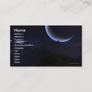 Astronaut's Dream Business Card Template