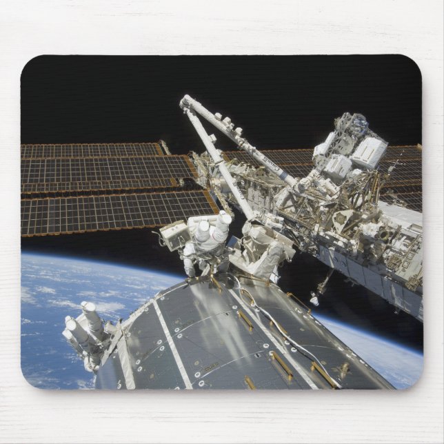 Astronauts perform a series of tasks mouse mat (Front)