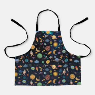 Astronauts Planets Space, Back To School Apron