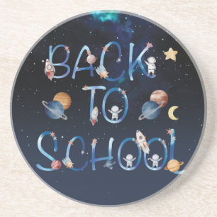 Astronauts Planets Space, Back To School Coaster