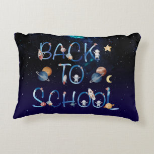 Astronauts Planets Space,back to school Decorative Cushion