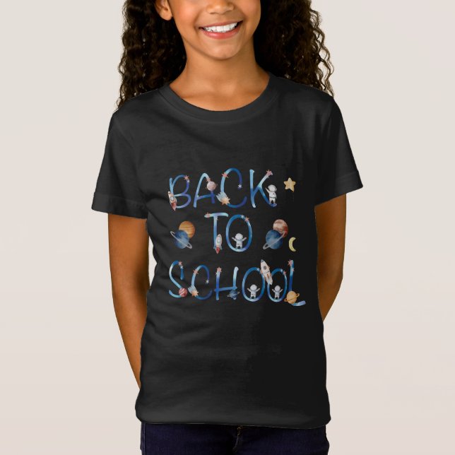 Astronauts Planets Space,back to school T-Shirt (Front)