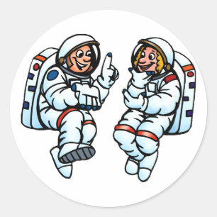 Astronauts Stickers