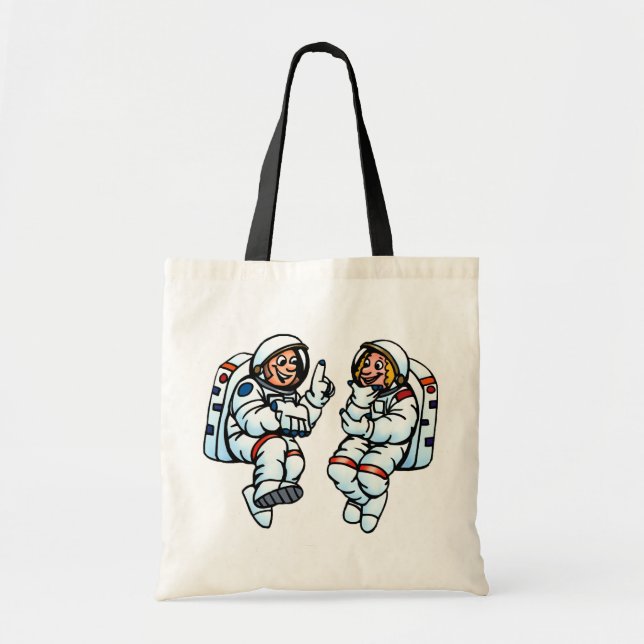 Astronauts Tote Bag (Front)