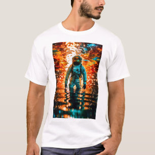 Astronaut's Voyage - Treading Stellar Seas T-Shirt