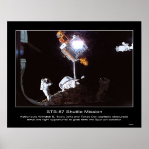 Astronauts Winston E. Scott and Ta... Poster