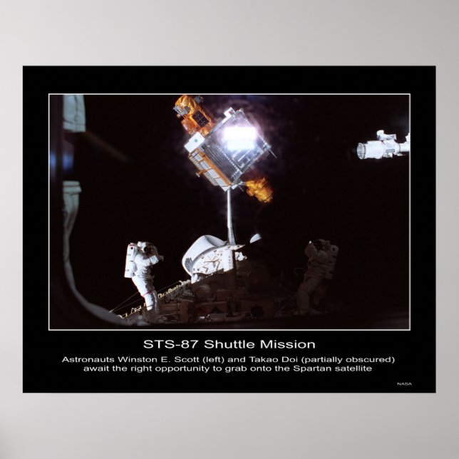 Astronauts Winston E. Scott and Ta... Poster (Front)