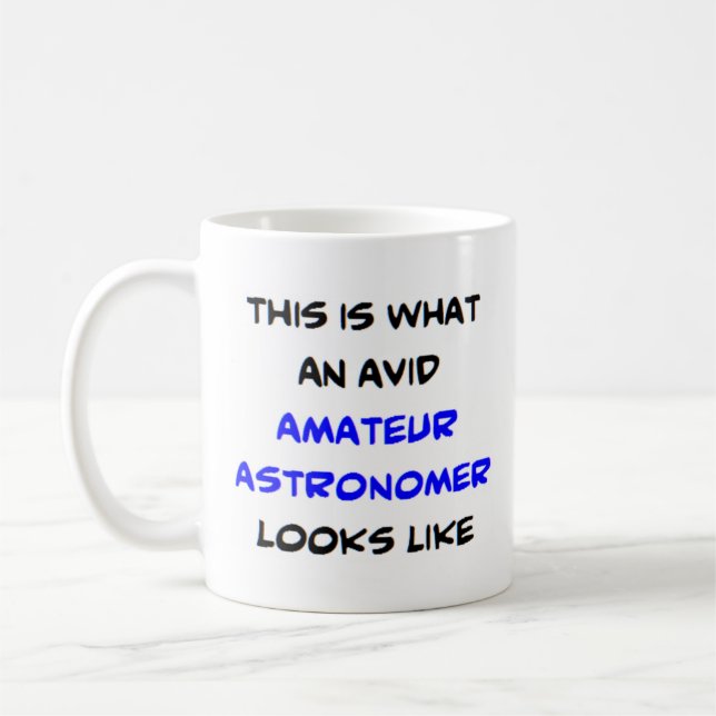 astronomer amateur coffee mug (Left)
