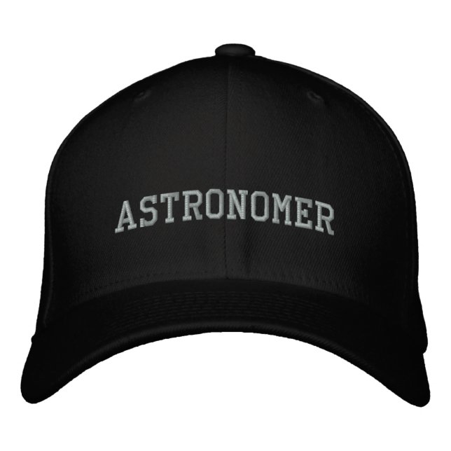 Astronomer Astronomy Science Embroidered Hat (Front)