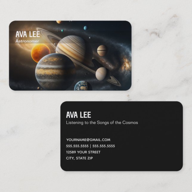 Astronomer Business Card (Front/Back)