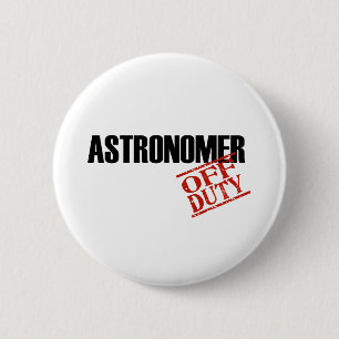 Astronomer Light 6 Cm Round Badge