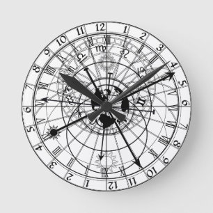 Astronomical clock black