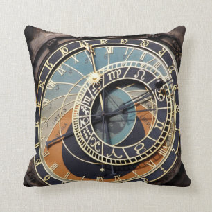 Astronomical Clock In Prague Cushion