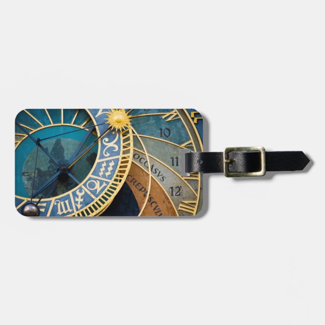 Astronomical Clock in Prague Luggage Tag (Front Horizontal)