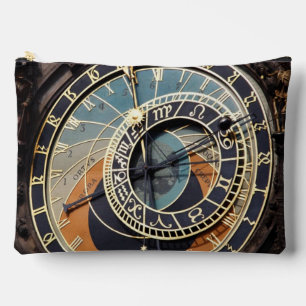 Astronomical Clock In Praque Accessory Pouch