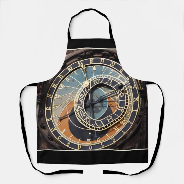 Astronomical Clock In Praque Apron (Front)