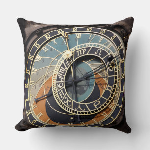 Astronomical Clock In Praque  Cushion